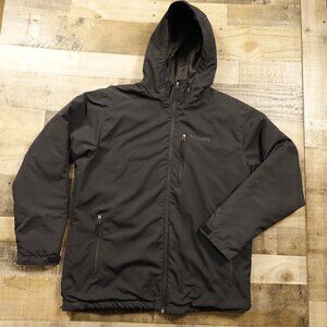 Columbia Gate Racer II Softshell Jacket Men’s Large Black Hooded Outdoor